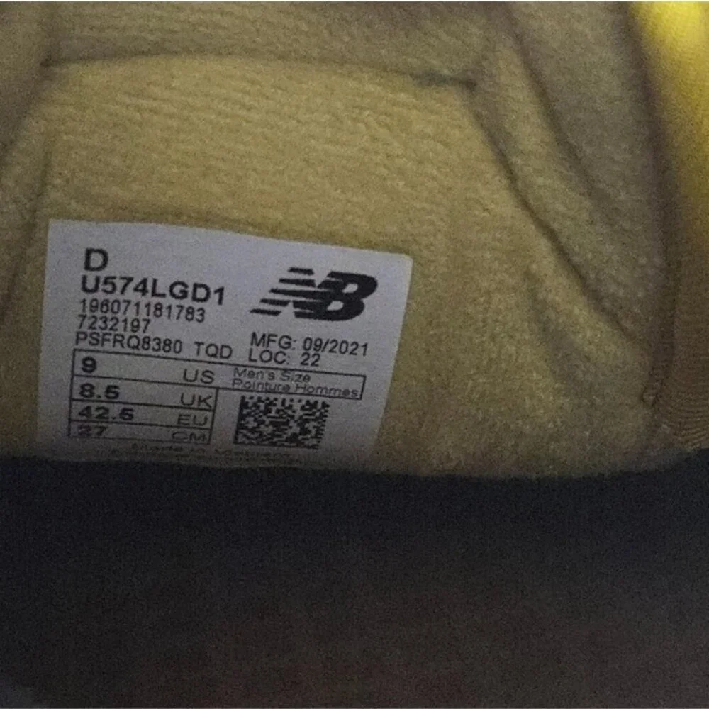 New Balance 574 Bodega Classic Men Size 9 Blue Used 112025 - Picture 11 of 11